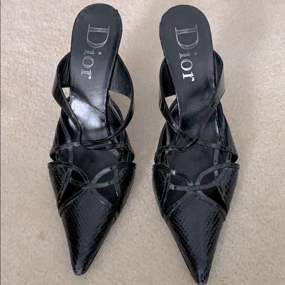 Authentic Dior Snakeskin Pumps